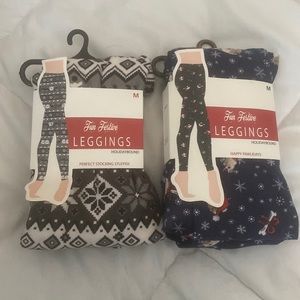 Fun Festive Leggings 2 pairs